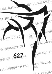 Stencil: 627 3in 76mm