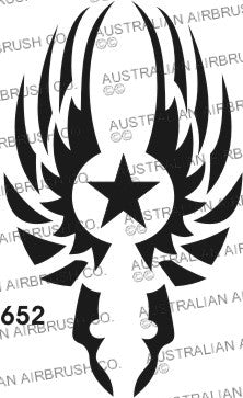 Stencil: 652 3in 72mm