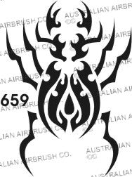 Stencil: 659 2.5in 65mm