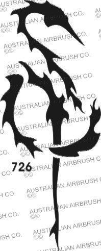 Stencil: 726 2.75in 70mm